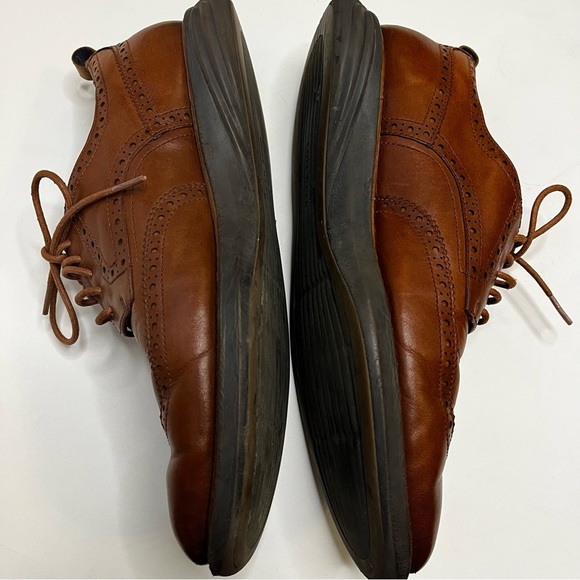 Cole Haan Zero Grand Brown Wingtip Oxford Men's Lace Up Shoes Men's Size 12 - Picture 6 of 13